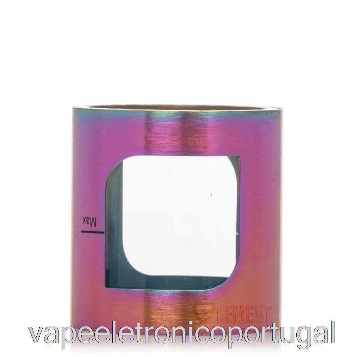 Vape Eletrônico Aspire Pockex Substituição Tubo Pirex Arco-íris